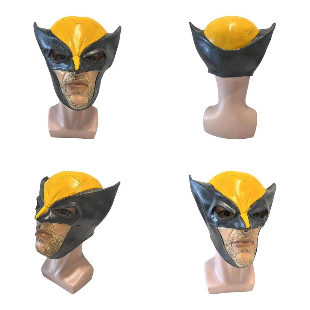 Marvel Wolverine Mask Halloween Cosplay Prop Resin Halfmechanical Art For Fans