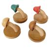 Wooden Mushroom Wall Hooks Space Saving Decorative Storage Rack Aesthetic Room Decor