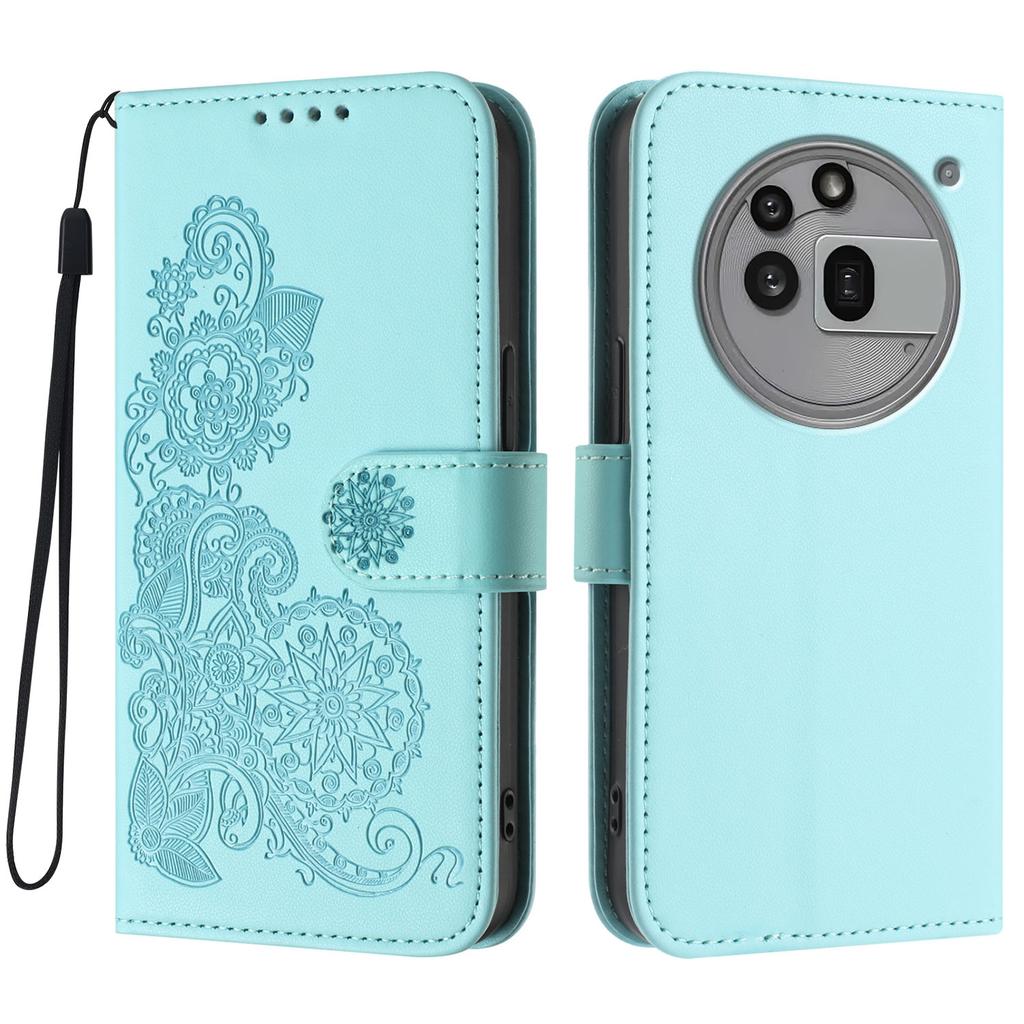 For Nothing Phone (3a) Pro Phone Cases Mandala Flower Leather Wallet Mobile Cover with Strap