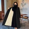 Jacket Women's Medium and Long Autumn and Winter New Korean Version Loose Small Woolen Coat