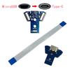 1 Комплект Универсальный Для Контроллера PS4 040 050 055 DIY Аксессуары Для DualShock 4 USB Type C Зарядная Плата MOD