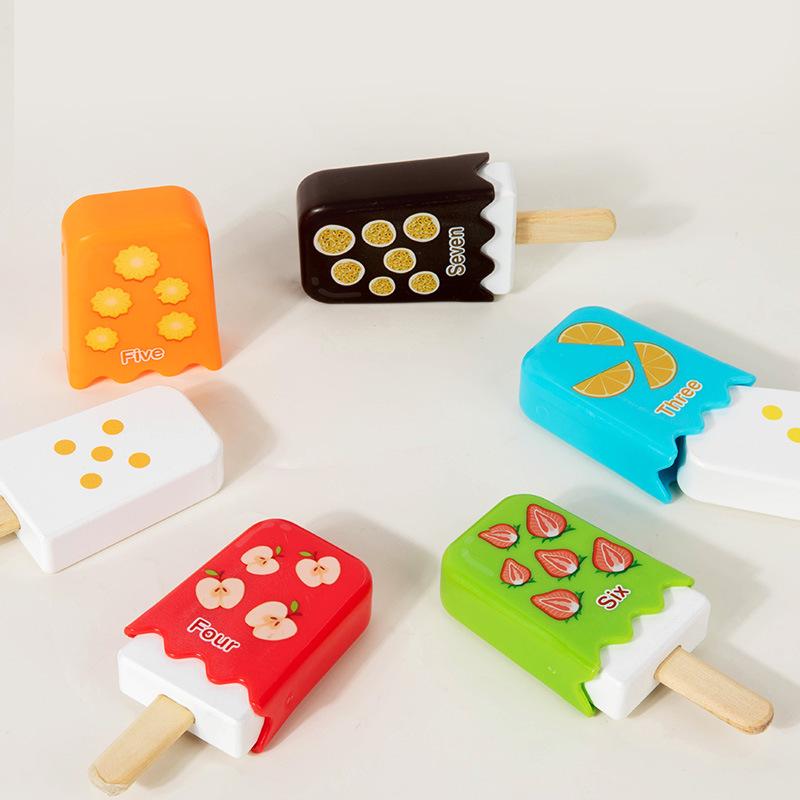 Маленькое хорошее яйцо эскимо математическая головоломка - Красочная развивающая деревянная игрушка для веселья родителей и детей