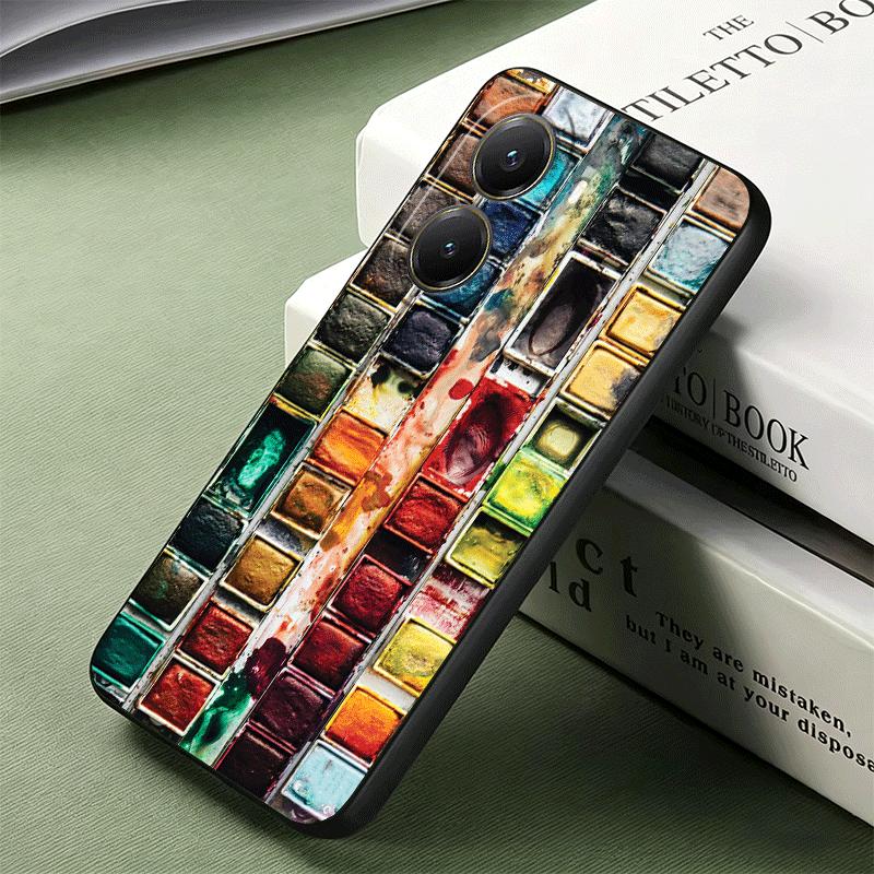 Watercolors Set Paint Palette Soft Phone Case for Xiaomi Poco X5 X6 X7 X8 Pro Max X3 F7 F8 Ultra M8 M7 M6 M5 Redmi 15 15C 14C 13