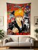 Аниме Фигурка Bleach Настенный гобелен Арт-печать Японский настенный гобелен Аниме Настенное украшение Декор для дома