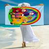 Teletubbies Fashion Beach Towel: Ideal for Summer Adventures Soft, absorbent and quick drying suitable for swimming and bathing