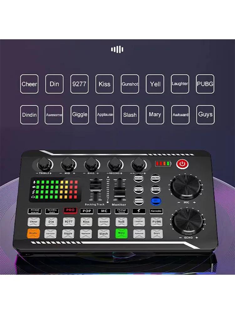 F998 Professional mixer, streaming equipment