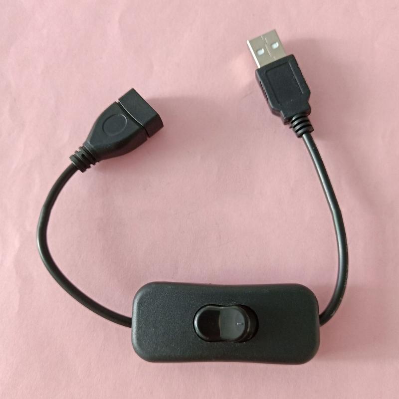 30 см USB-удлинитель с разъемом «папа-мама» USB-кабель с выключателем ВКЛ/ВЫКЛ для USB-лампы USB-вентилятор блок питания
