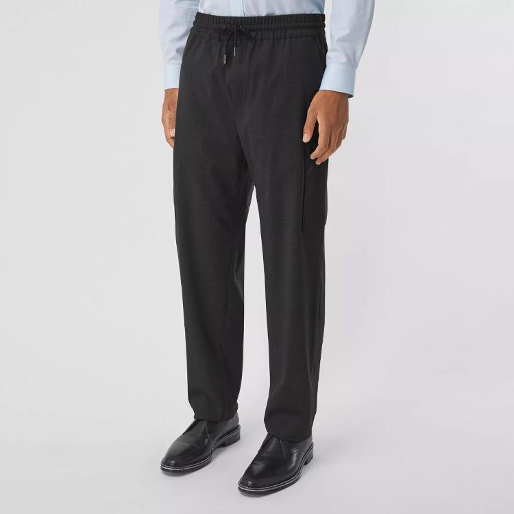 Burberry Stretch Wool Cargo Jogging Pants 80443071