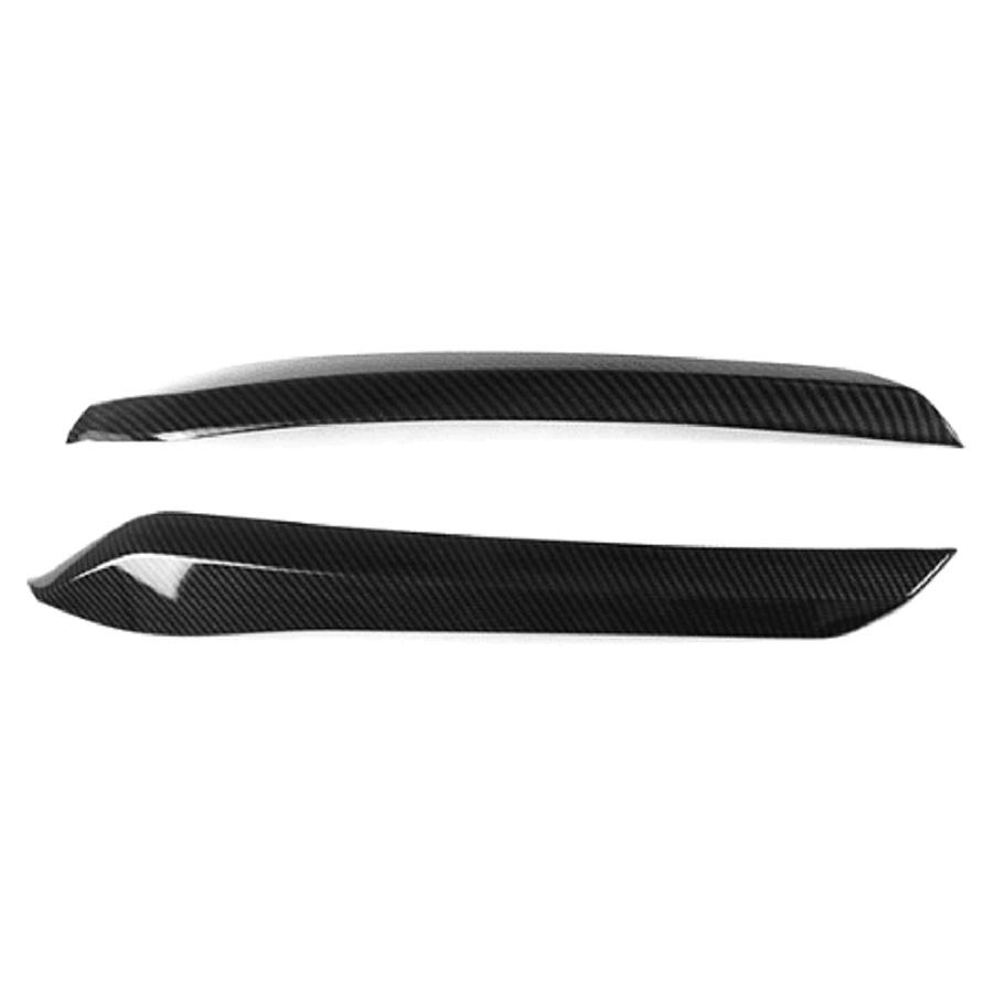 For Toyota Camry 2018-2021 Car Front Center Grill Grille Cover Trim Carbon Fiber Look