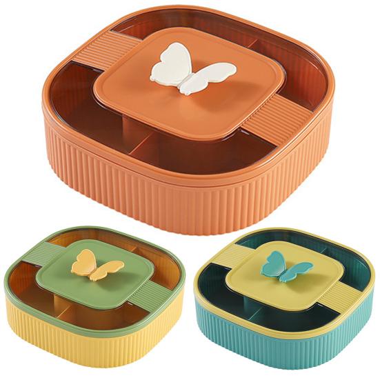 Поднос для хранения закусок Легкий роскошный Отделение Многофункциональный Пищевой Уникальный Фруктовый