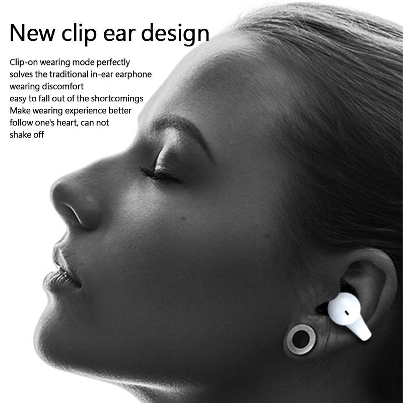 Наушники Bluetooth без вкладышей, наушники-клипсы с шумоподавлением, гарнитура для вождения, TWS, беспроводные наушники-вкладыши с ушным крючком, Bluetooth-наушники