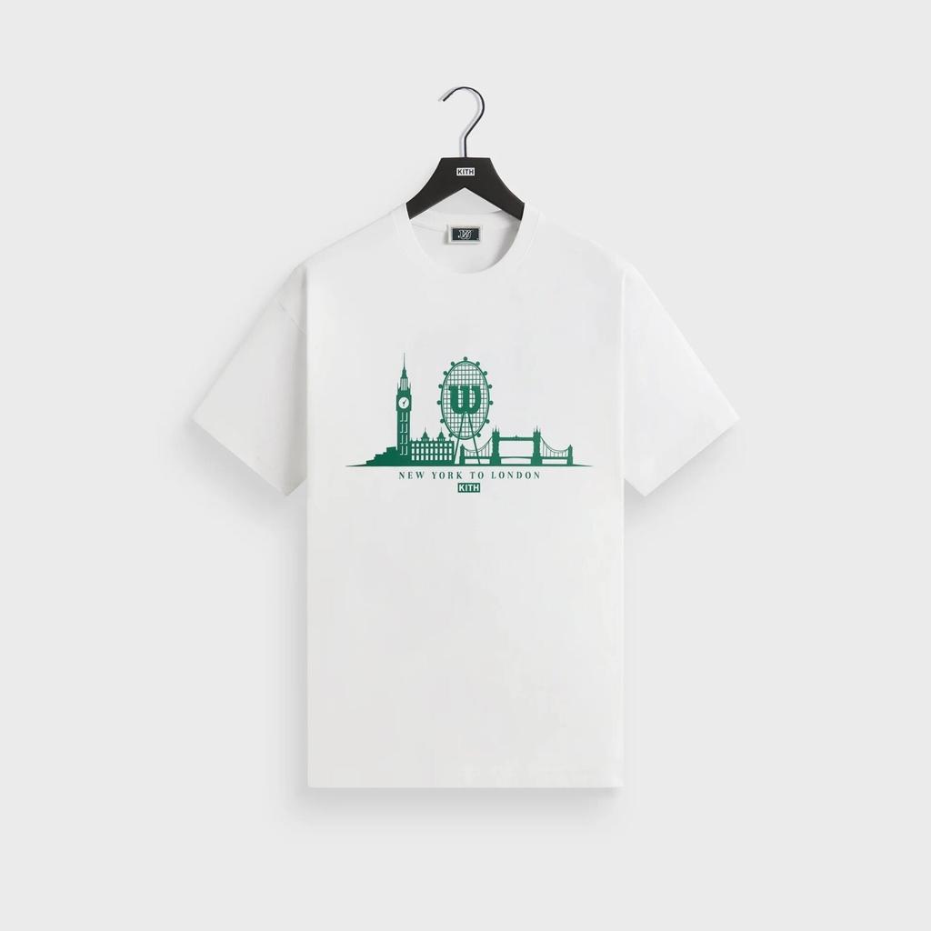 Новая распроданная футболка Kith for Wilson NY To London XS-XXL В НАЛИЧИИ