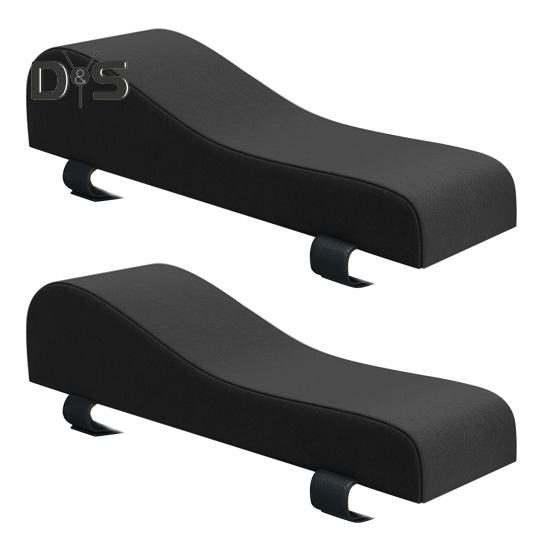 1 пара подлокотников из пены с эффектом памяти, подушка для подлокотника кресла с регулируемыми ремнями, подушка для поддержки локтя для домашнего игрового кресла, офисного кресла