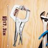 ES-SLT C-Type Locking Pliers, C-Clamp, Maximum Opening 40mm, Woodworking Clamping Tool (Set of 4)