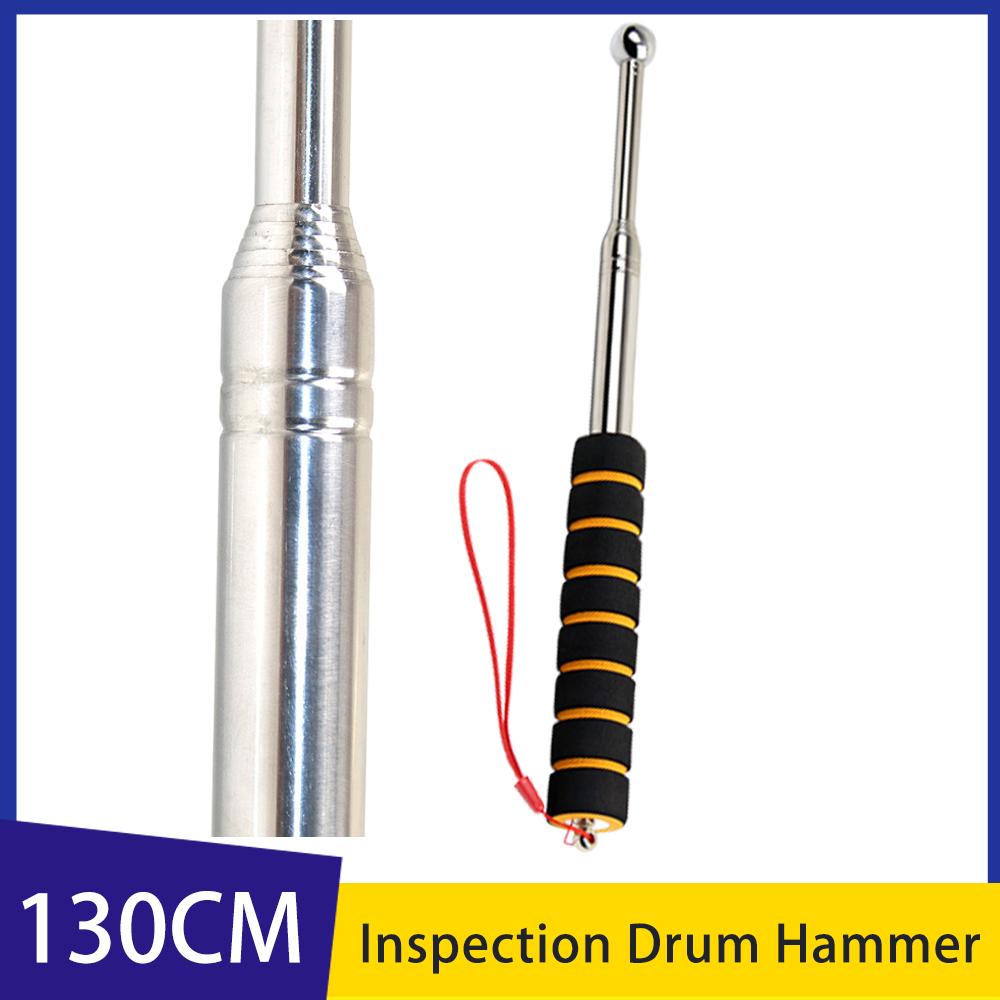1.3M~2M пустотелый барабанный молоток для осмотра дома, пустотелый барабанный молоток из нержавеющей стали, телескопический барабанный молоток для обнаружения плитки