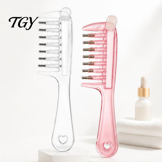 Refillable Hair Essence Comb Oil Applicator Comb, Scalp Massaging Minoxidil Leak Proof Dispenser for Growth Massager