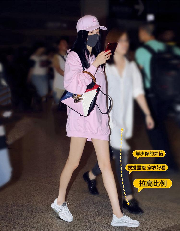 Little White Shoes Women's 2025 New Summer Mesh Shoes Versatile Thick-soled Thin Breathable Casual Sports Dad Board Shoes