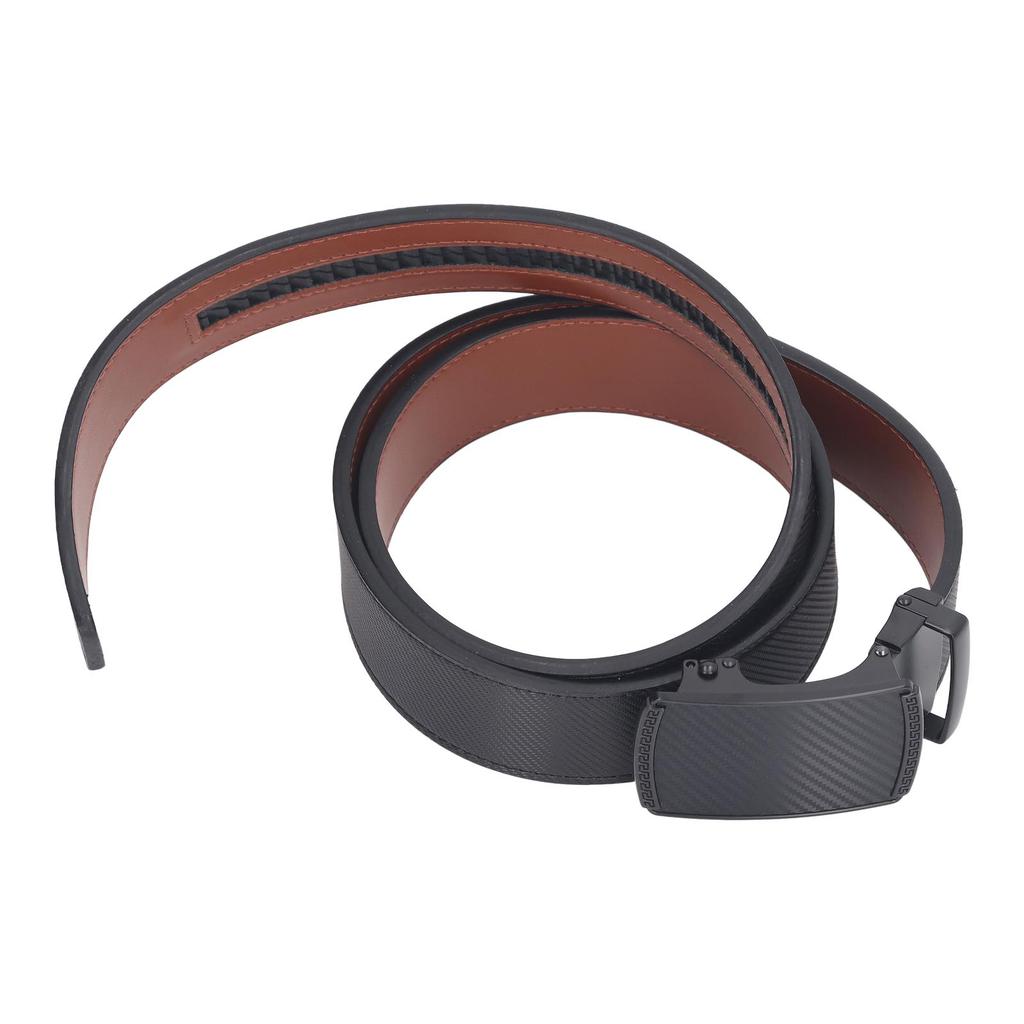 Мужской кожаный ремень, удобный, легкий, мягкий, мужской ремень с автоматической пряжкой для деловых встреч