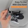 Universal Car Sun Visor Sunglasses Holder Clip ABS Material Eyeglasses Storage Box For Car Interior Auto Accessory Customizable