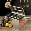 304 Stainless Steel 5-Slot Kitchen Knife Holder