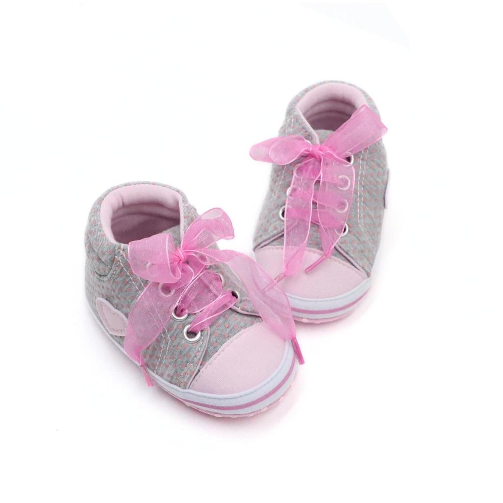 Anti-Slip Breathable Baby Canvas Pre-Walker Shoes (0-1.5 Years)