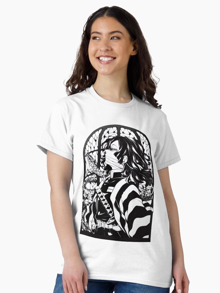 Anime Serpent Glass Stained Demon Cute Classic Funny T Shirt Unisex
