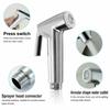 Chrome Bidet Shattaf Douche Spray Tap Hygienic Toilet Muslim Shower Head Hose