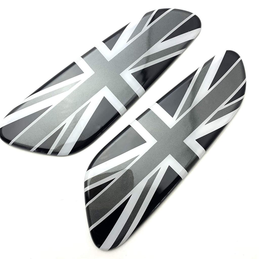 SKYBELL Armrest Garnish Sticker Mini Cooper BMW MINI F60 Crossover Accessory Convenient Goods (Black Jack)