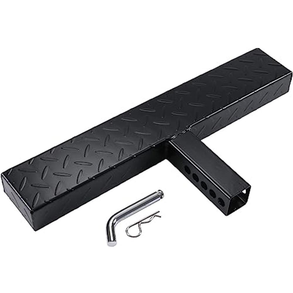 Hitch Step Anti Slip Rust Resistant Heavy Duty Bumper Guard with Pin Fit 2" Receiver for SUV Truck Pickup Car Exterior Accessori