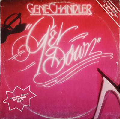 12-дюймовая пластинка ДЖИН ЧЕНДЛЕР - Get Down BTCL1040 20th Century Переиздание 1978 года Великобритания Соул/Фанк Б/У