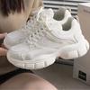 Premium Thick Soled Height Increasing Women's Shoes Retro Versatile Casual Shoes Spring and Autumn Outdoor Running Sports Shoes