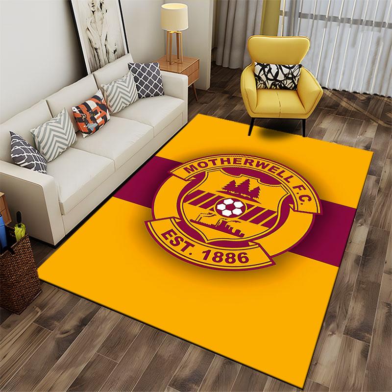 Motherwell FC Logo Carpet suitable as a non-slip mat for the living room or bedroom sofa