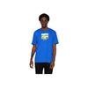 adidas Футболка Originals Day Graphic Tee с живописным принтом, спортивная футболка с коротким рукавом, мужские топы, синяя JF2859