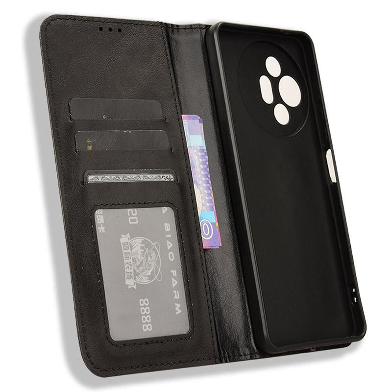 For TCL 50 XL 5G Case Retro PU Leather Wallet Phone Cover with Viewing Stand