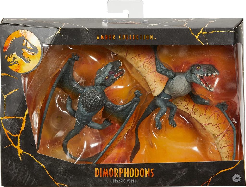 Mattel Jurassic Park Amber возрастом GYH67 (ПАРК ЮРСКОГО ПЕРИОДА) Коллекция/Диморфодон [8 ~]