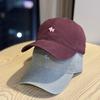 2026New soft-top baseball cap for women, spring sun protection, wide brim, makes the face look smaller, suitable for large head sizes