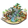Scene Zoo Desert Assembly Building Block Model Ornament For Gift Children