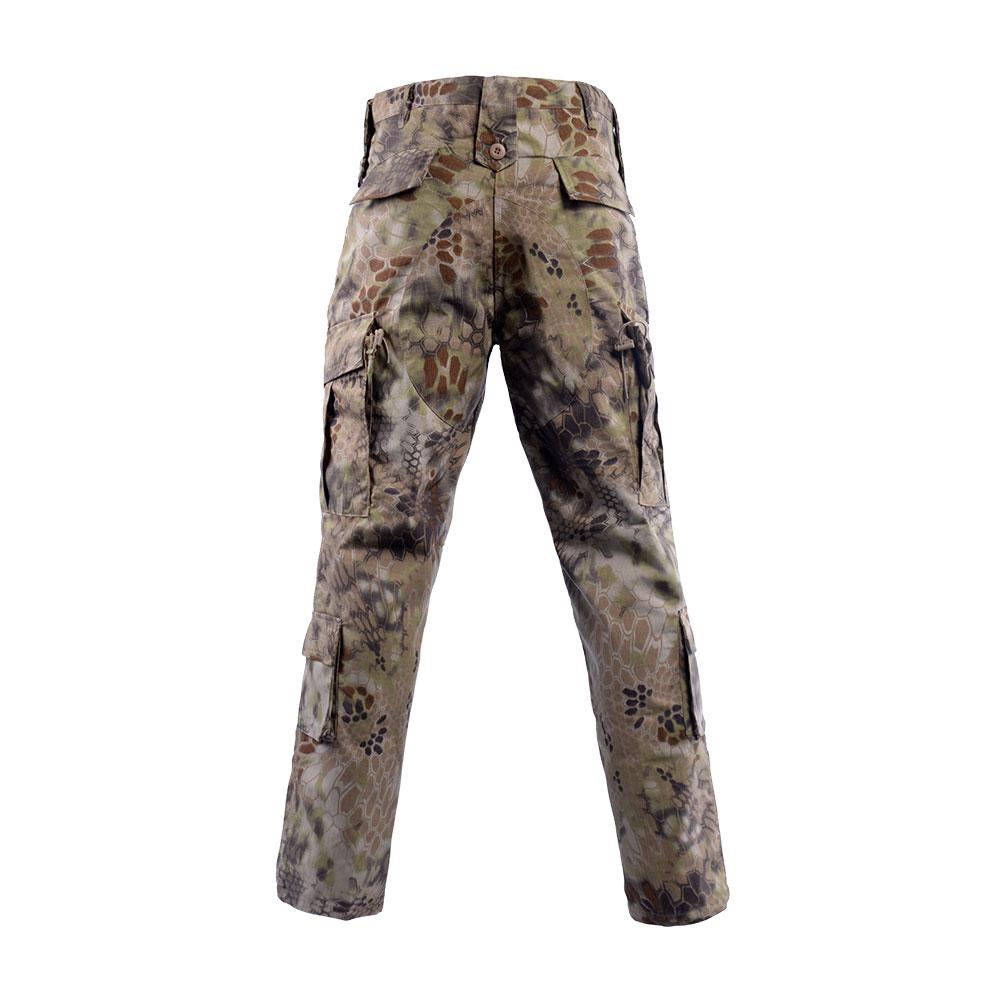 Hunting Camouflage Ribstop Suit Blouse Cargo Pants Set With Hat