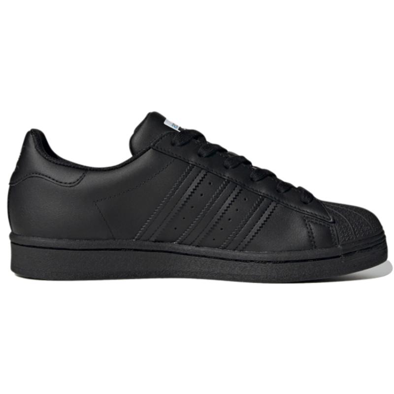 adidas Оригинальные кроссовки Superstar 'Черный Красный Синий' Женские FW3695