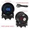 52mm Digital Oil Press Water Temp Boost BAR PSI Air Fuel Ratio Gauge RPM Oil Temp Vacuum Volt Exhaust Temp Gauge For 12V Car