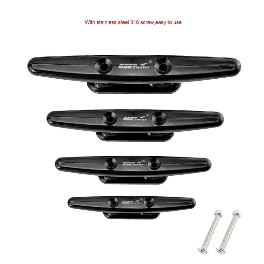 Нейлоновый пластик, низкая плоская планка, планка с открытым основанием, морская лодка, яхта, палубная линия, веревочная стяжка, оборудование для лодки, аксессуары