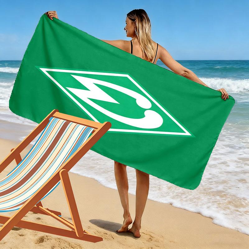SV Werder Bremen2 Print Beach Towel, Large Soft Quick Dry Towel for Beach Camping Swimming