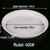 Thickened Round Plastic Flower Pot Water Tray - Large Draining Base for Succulents & Golden Pothos.