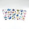 10 Sheets/Set Ocean Fish Whale Fake Tattoo Stickers Cartoon Marine Life Temporary Tattoos Kids DIY Body Arms Art Tattoo Sticker