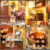 CRESYMME Dollhouse Miniature Wooden 3D DIY Handmade for Adults Kit, Puzzle, (Julia's Bakery)