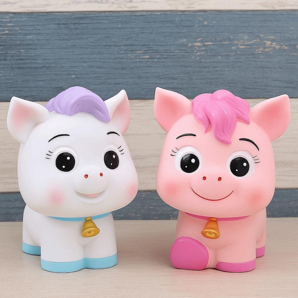 Unbreakable Horse Money Jar Cute Coin Saving Box Durable Piggy Money Box  Desktop Decor