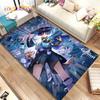 Genshin Impact Cartoon Game Area Rug, ковер для дома, гостиной, спальни, дивана, дверного коврика, кухонного декора, детский нескользящий напольный коврик