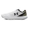 Under Armour Charged Impulse 2 Круглый носок Удобная ткань Синтетическая кожа Низкий верх Кроссовки для бега Мужские кроссовки Белый 3024136-100