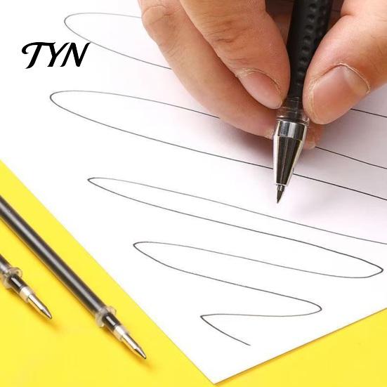 Water Resistant Ink Refills 50PCS 0.5mm Gel Pen Refills, Needle And Conical Tip Universal Replacement Calligraphy Practice Inserts Smooth Writing