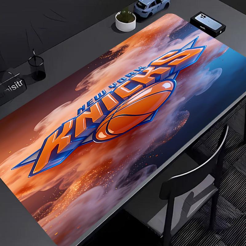 Коврик для мыши с логотипом Knicks - Нескользящая резиновая основа, Гладкая поверхность для работы, игр, офиса и дома, Настольный коврик для мыши